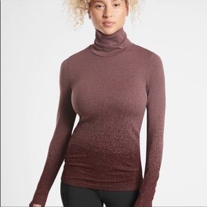 Athleta Flurry Gradient Ribbed Turtleneck M